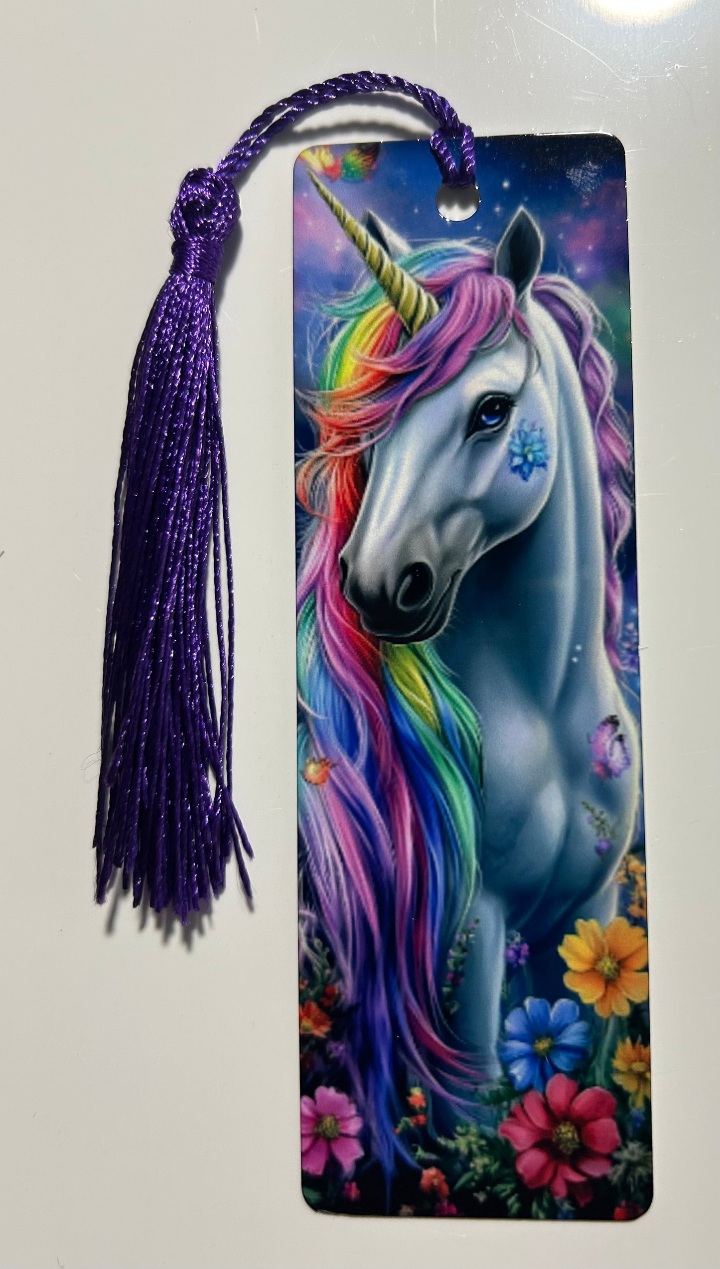 Metal Bookmark - Unicorn