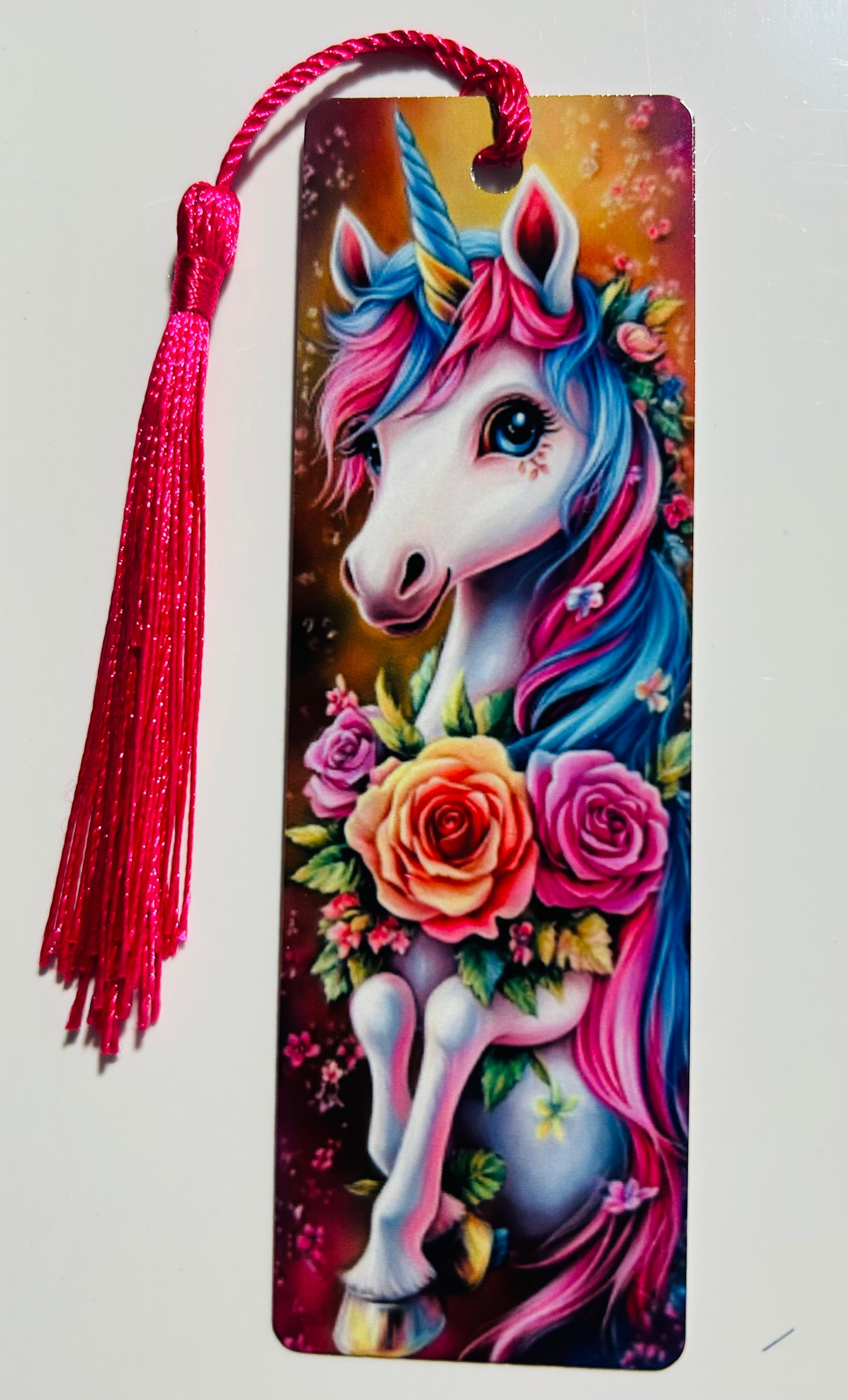 Metal Bookmark - Unicorn
