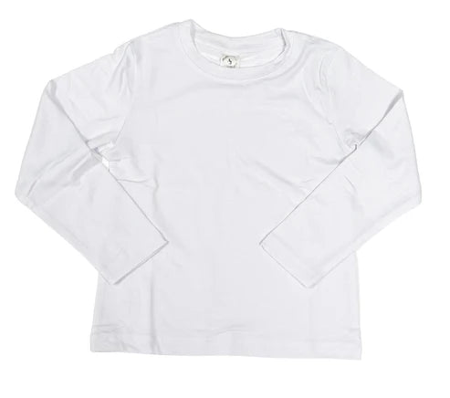 Z. LONG SLEEVE - BLANK CUSTOM WHITE