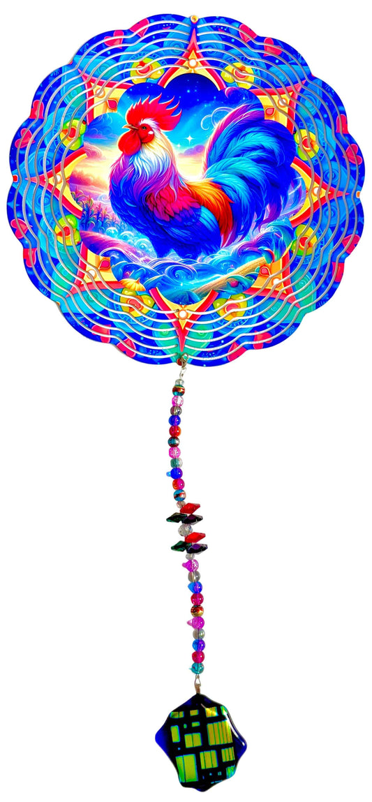 WIND SPINNER - CHICKEN/ROOSTER RISE AND SHINE