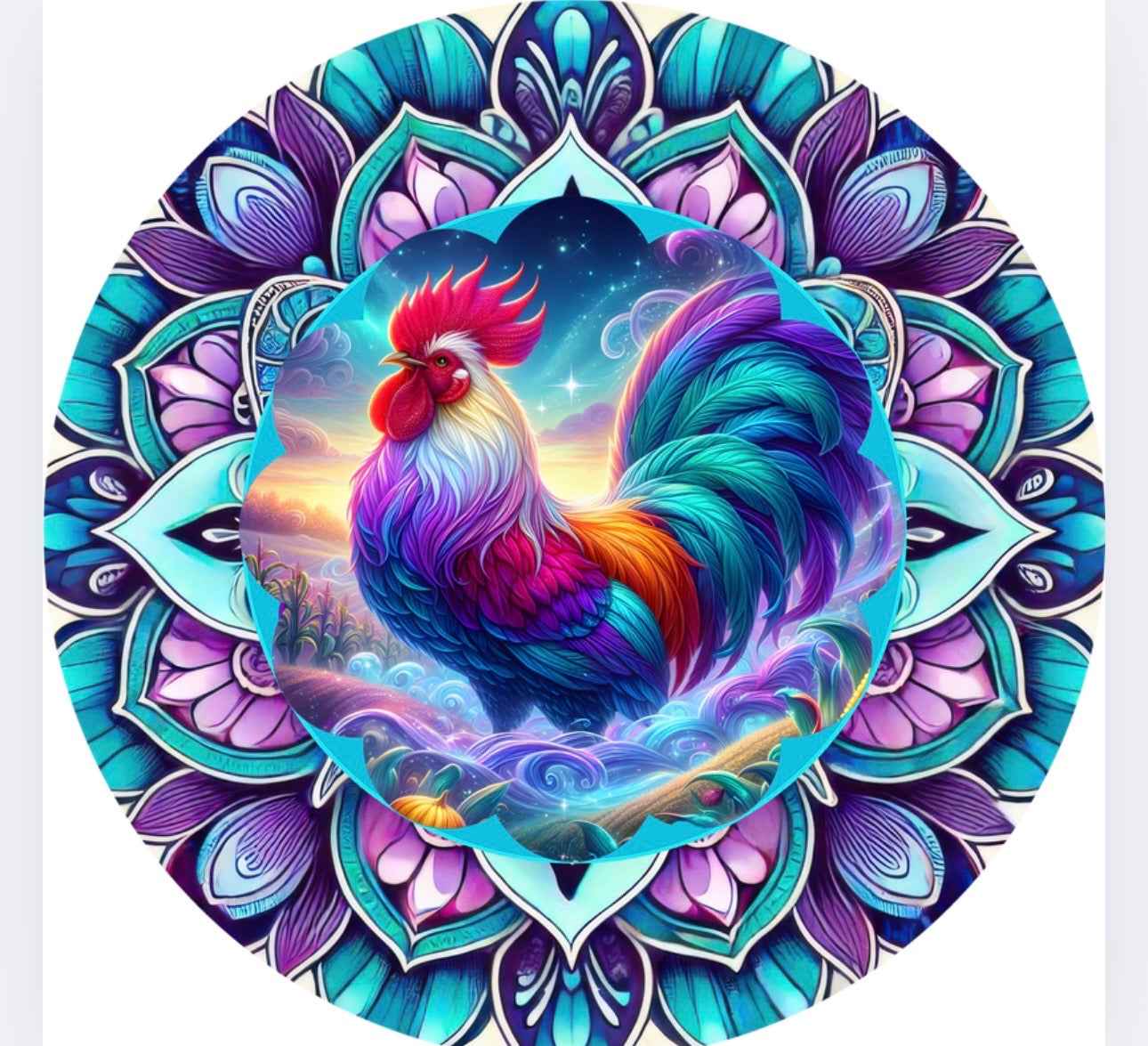 WIND SPINNER - CHICKEN/ROOSTER RISE AND SHINE