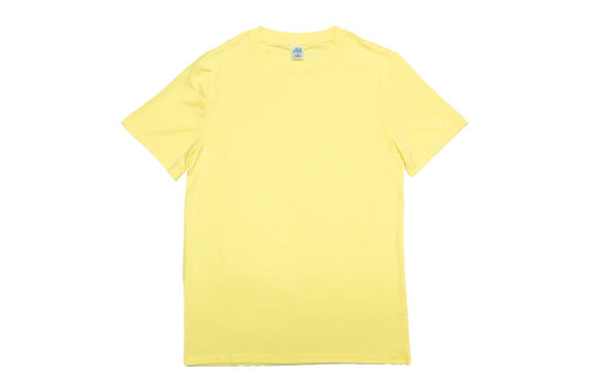 Z. T-SHIRTS BLANK CUSTOM YELLOW