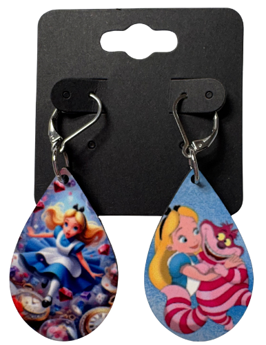 EARRINGS - CHARACTER GIRL &  CAT