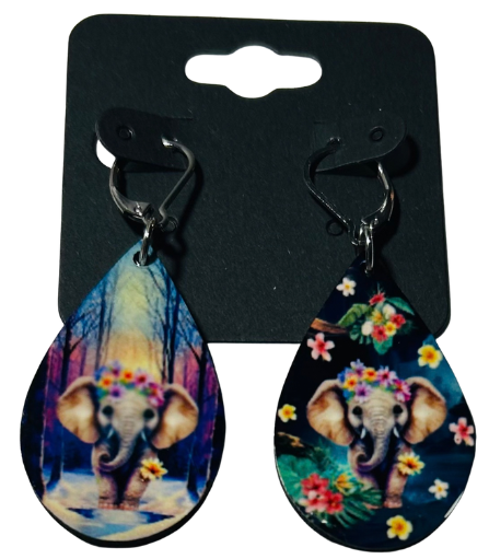 EARRINGS - ANIMAL ELEPHANT