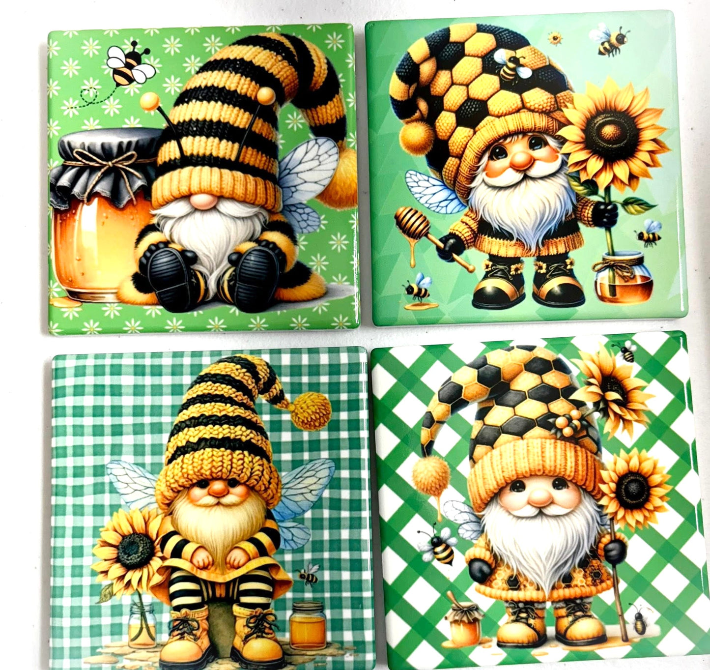 Coasters 4/pk - Gnomes