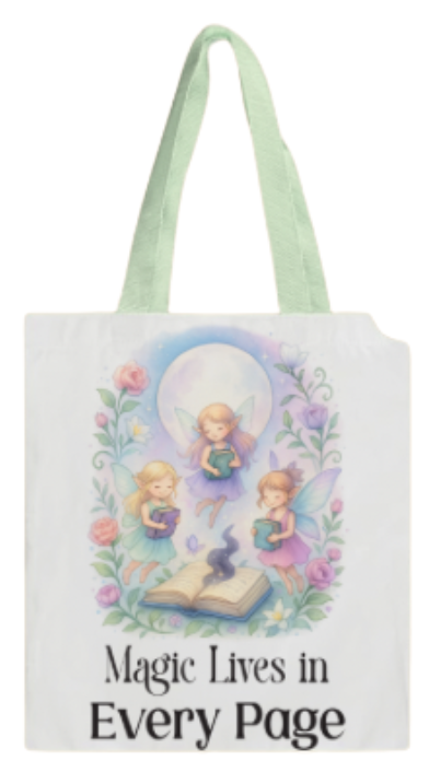 BOOK BAG - MAGIC LIVES IN EVERY PAGE