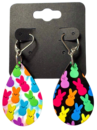 EARRINGS - EASTER PEEPS BUNNIES