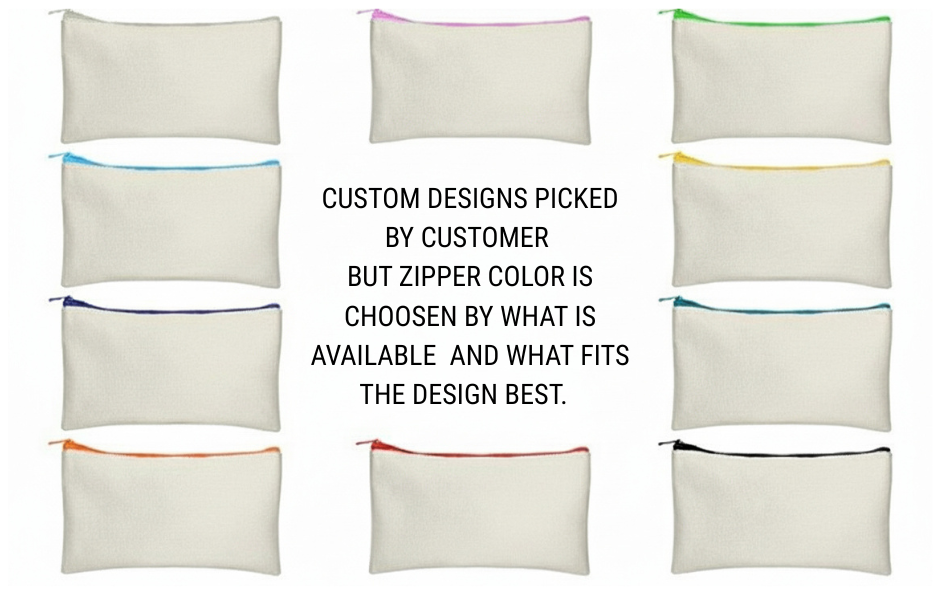 Zipper Bags - BLANK CUSTOM