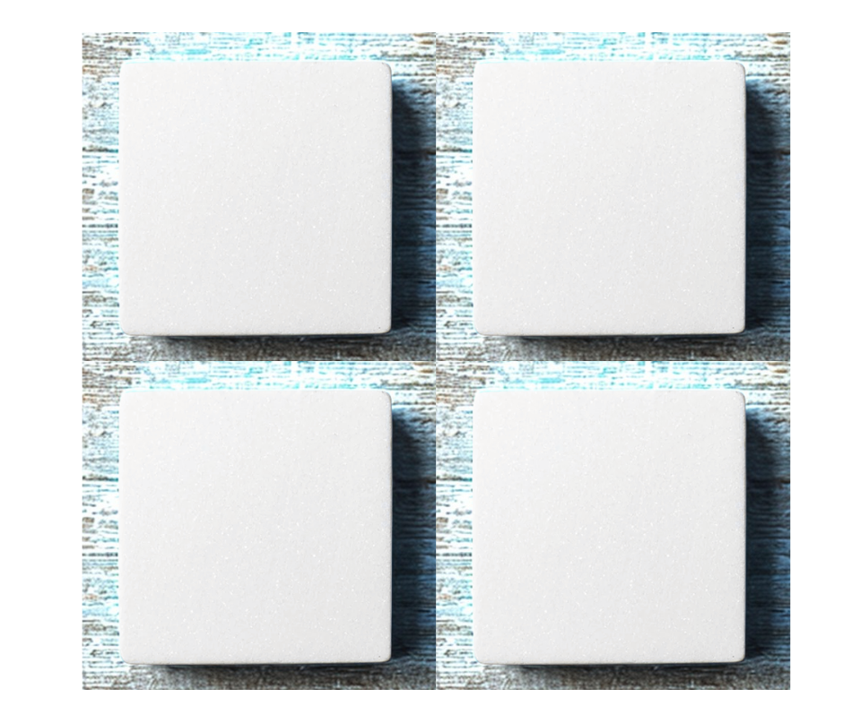 Coasters 4/pk - BLANK CUSTOM