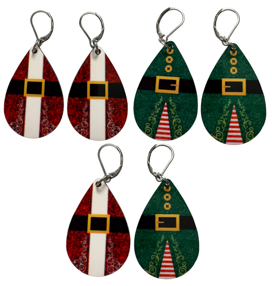 EARRINGS - CHRISTMAS SANTA