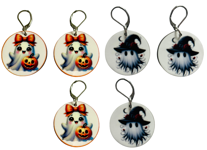 EARRINGS - HALLOWEEN GHOSTS