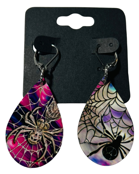 EARRINGS - HALLOWEEN SPIDERS