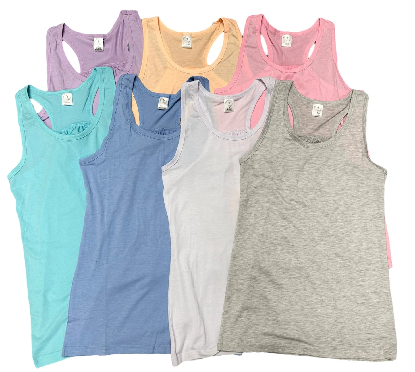 Tank Top WOMENS'S Scrunch Back - BLANK CUSTOM