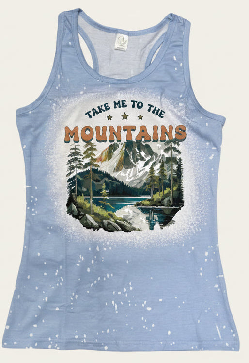 WSB FAUX BLEACHED - MOUTAINS TAKE ME RIVER