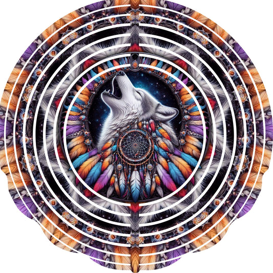 WIND SPINNER - WOLF HOWLING